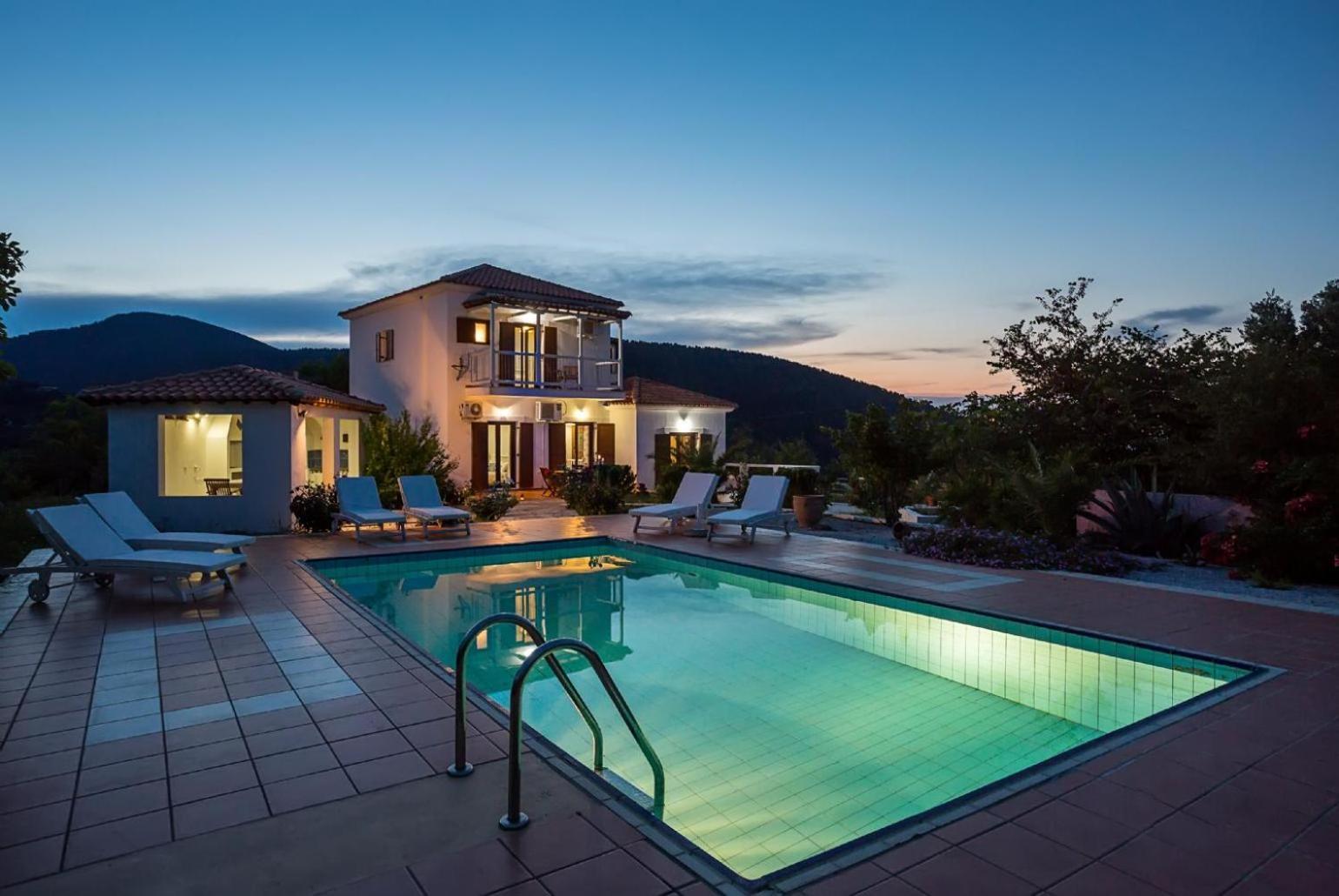 Villa Glafki Panormos  Eksteriør billede