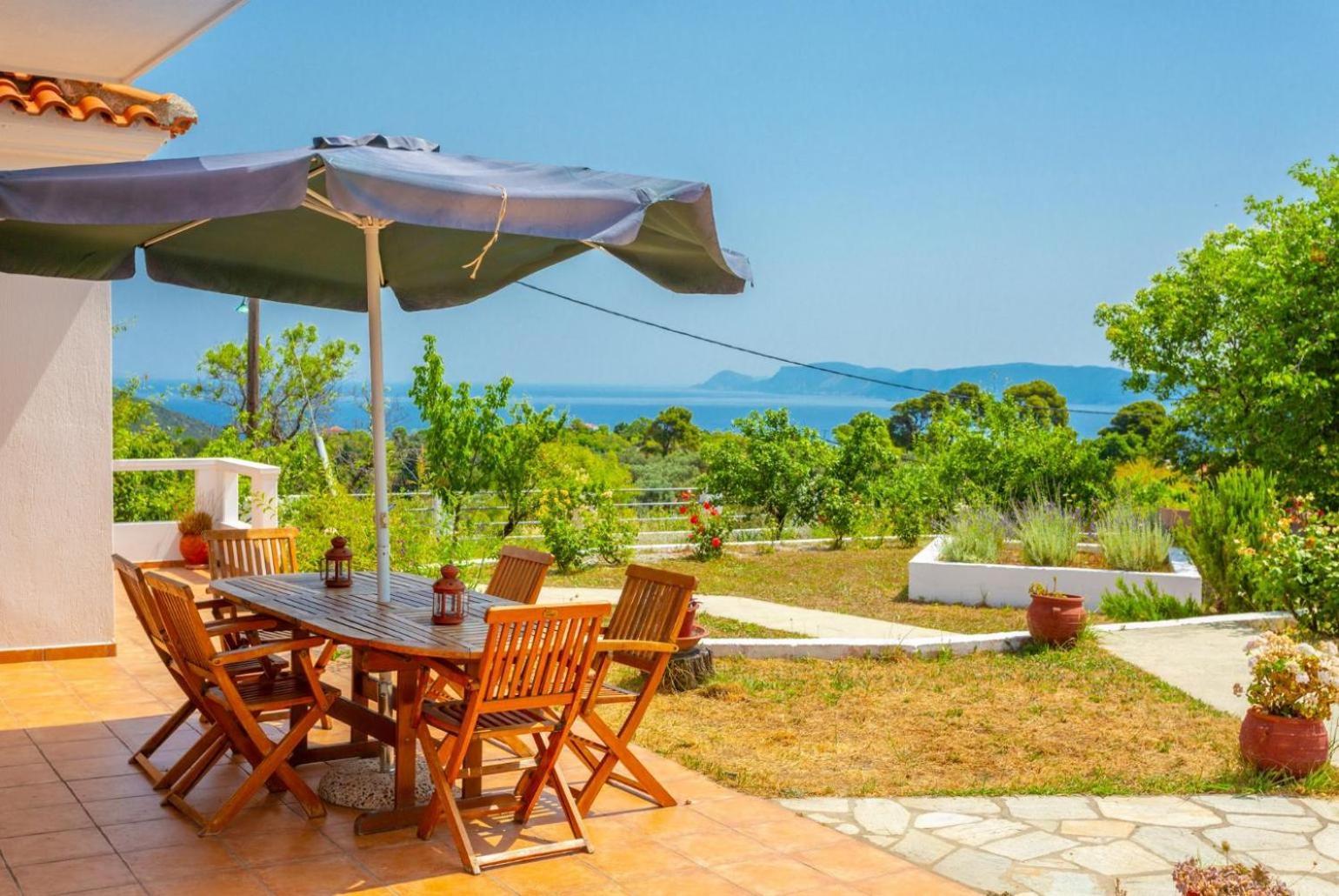 Villa Glafki Panormos  Eksteriør billede